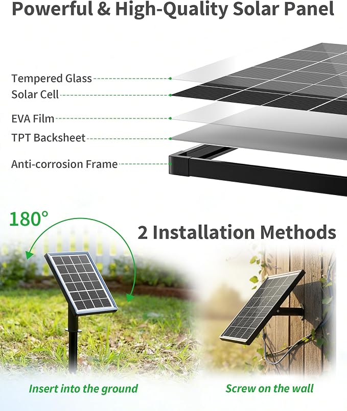 POPOSOAP Solar Pond Aerator with Digital Display, Solar Air Pump 7/24H Oxygen Supply with Battery, 9 Adjustable Mode Oxygen Pump for Fish Pond, Koi Pond, Aquarium & Fishing Tank-P9325