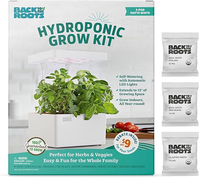 Back to the Roots v1.0 Hydroponic Grow Kit, 2022 Model