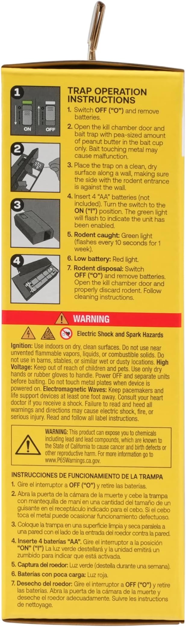 Victor Electronic Mouse Trap Humane Mouse Traps Indoor for Home - M250B - No Touch Electric Mouse Traps for Home (Pack of 4)
