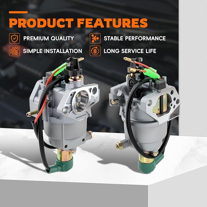 GoaMotors Carburetor Kit Fit for A-iPower SUA12000E SUA8520E SUA6500E SUA9000E Generator for All Power America 6000 7500 Watt Gasoline Generator APG3009 APG3009C Westpro WH6500E