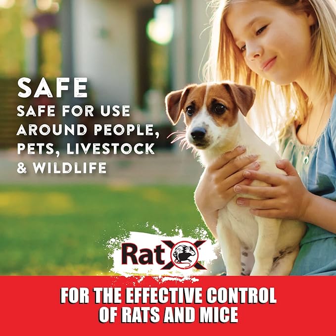 EcoClear Products 620102, RatX All-Natural Non-Toxic Humane Rat and Mouse Killer Pellets, 3 lb. Bag