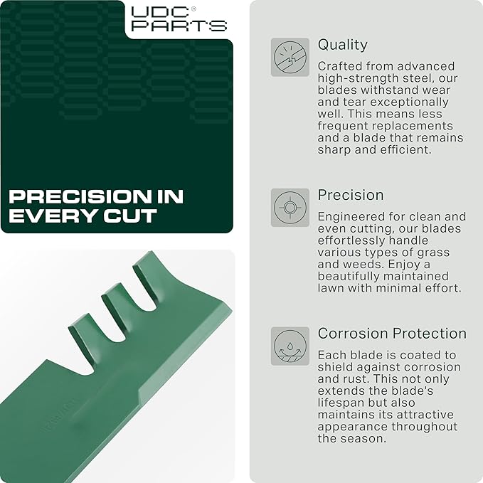 UDC Parts 532173921 Lawn Mower Blades Replacement for Husqvarna 48 Inch 173921 YTH2348 GTH2548 YTH2148 2748GLS YTH2448 YTH2748 YTH1848XP 532 17 39-21 Poulan Craftsman 575938301/3 Pack Gator Mulching
