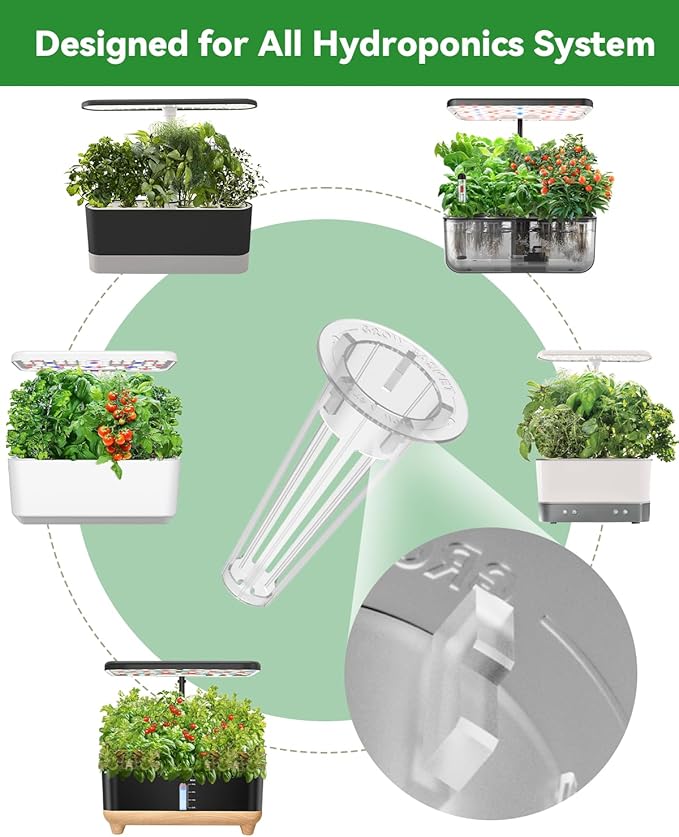 Gourmet Herb Seed Pod Kit Compatible with AeroGarden, idoo, Ahopegarden, Gardencube with Basil, Parsley, Thyme, Mint, Cilantro, Dill, Oregano, Chives - Compatible with All Hydroponics(16-Pod)
