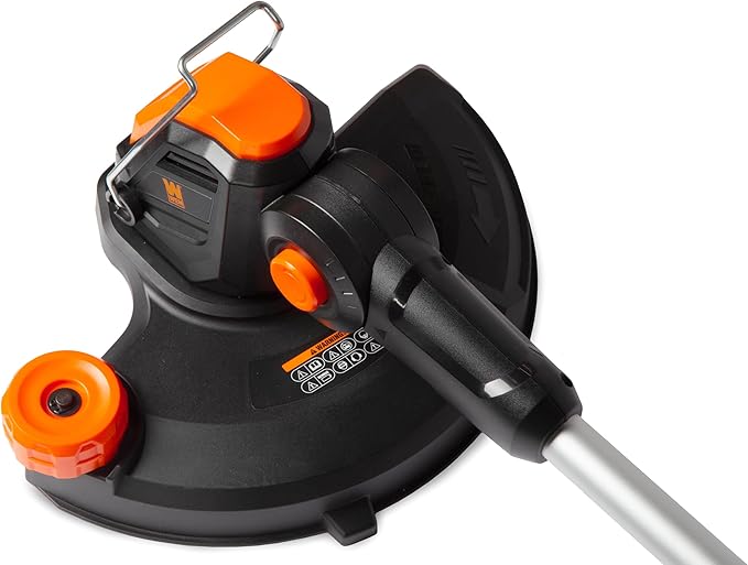 WEN 20V Max Cordless 15-Inch Lawn Mower and String Trimmer Combo Kit with 5Ah Battery and Charger (20VK2MLB)