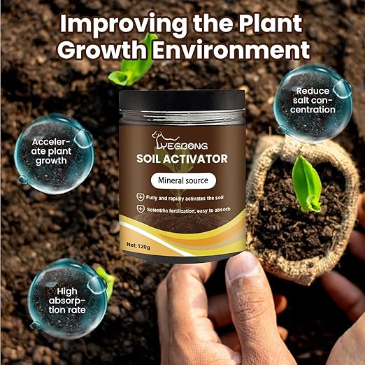 Yegbong Soil Activator, Soil Pro Activator, Nauticos SoilActivator, Organic, Water-Soluble Formula for Optimal Nutrient Uptake & Root Development, Enhance Growth for Vegetables & All Plants (2)