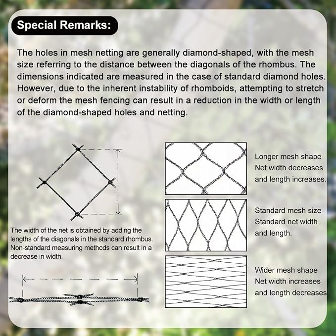Bird Netting for Chicken Coop 25x100 Ft, 1" Mesh, Strong Woven Poultry Netting Roof Cover for Chicken Run, Heavy Duty Bird Net for Fruit Trees, Blueberry, Vegetables, Garden Protection