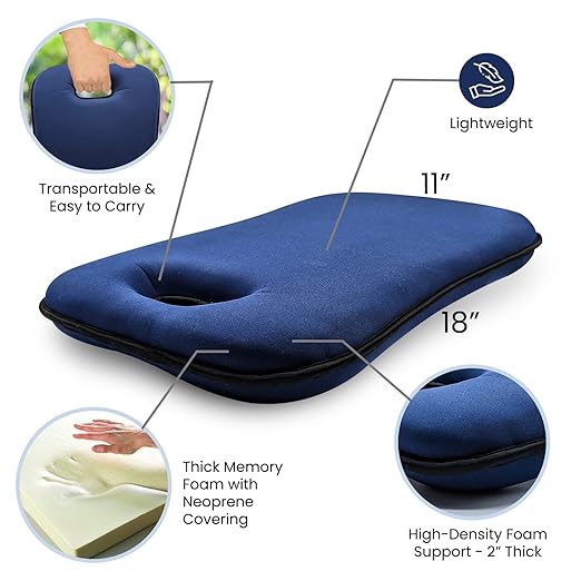 Extra Thick Knee Pad, Garden Kneeling Pads Gardening Yoga Baby Bath Exercise Flooring Cleaning Kneeler, High-Density Foam Cushion Support Knee Mat
