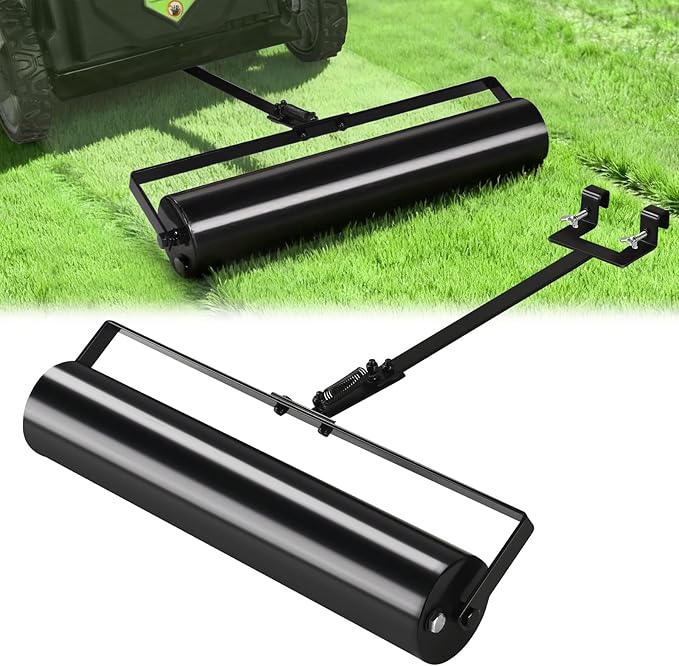 Lawn Striping Kit for EGO 21" Walk Behind Mowers, Lawn Striping System Compatible with LM2100 Series, 16" Heavy Duty Steel Roller for Garden Professional Grass Stripes (Black)