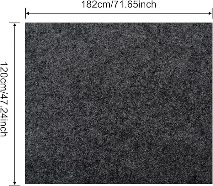 4 x 6 FT Outdoor Storage Shed Mat, 3mm Thickened Waterproof Shed Base Flooring Pad, Outdoor Carport Mat, Anti-Slip Dustproof Patio Furniture Floor Scratch Prevention