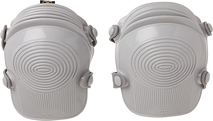CLC Custom Leathercraft 361 Ultraflex Non-Skid Kneepads, Plastic, Grey
