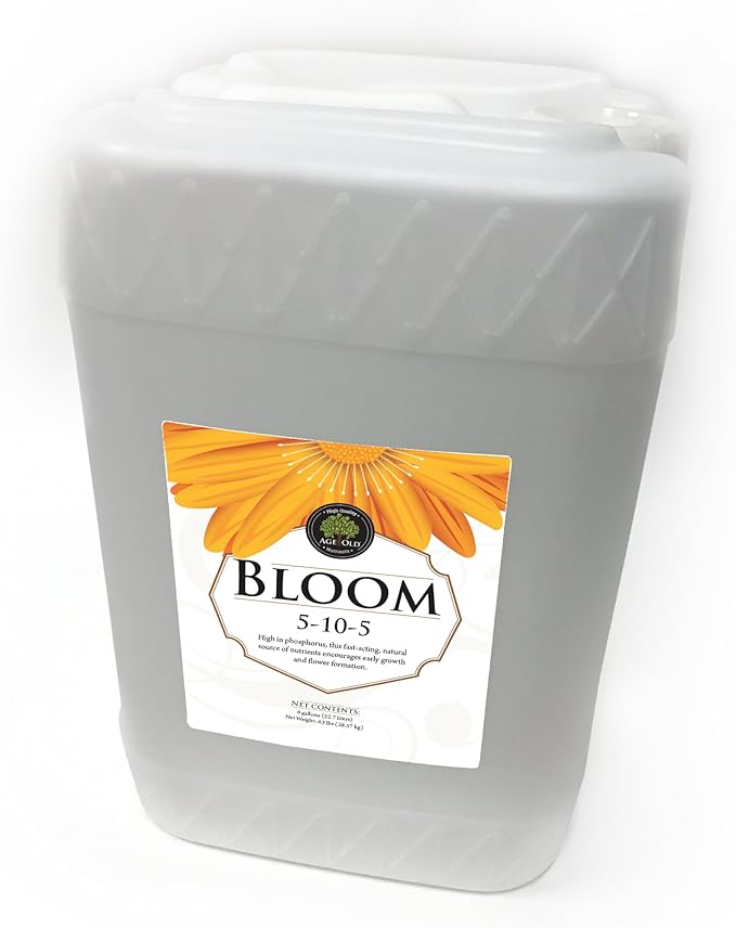 Bloom Natural Based Liquid Fertilizer, 6-Gallon