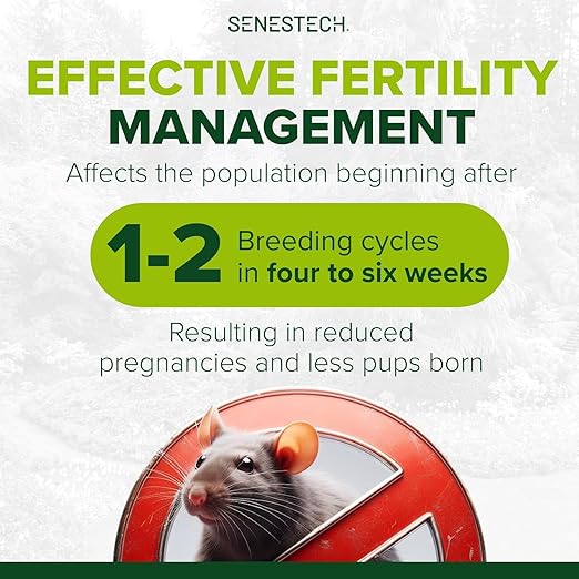 Evolve Rat Birth Control Soft Bait Sausages – 6 lbs | Scientifically Proven Rat Population Control | Not a Poison, Long-Term Population Management (Packaging May Vary)