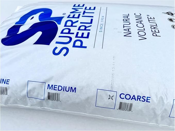 Supreme Perlite 2 Pack Coarse Horticultural Perlite for Potting Soil, Seed Starting, Propagation, Organic Gardening & Soil Aeration, 4 Cu Ft Bag