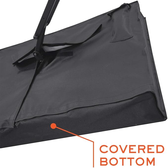 Outdoor TV Cover 30-32 inch - WITH FRONT FLAP - Weatherproof, Waterproof protection, Soft Interior, With Bottom cover - Black