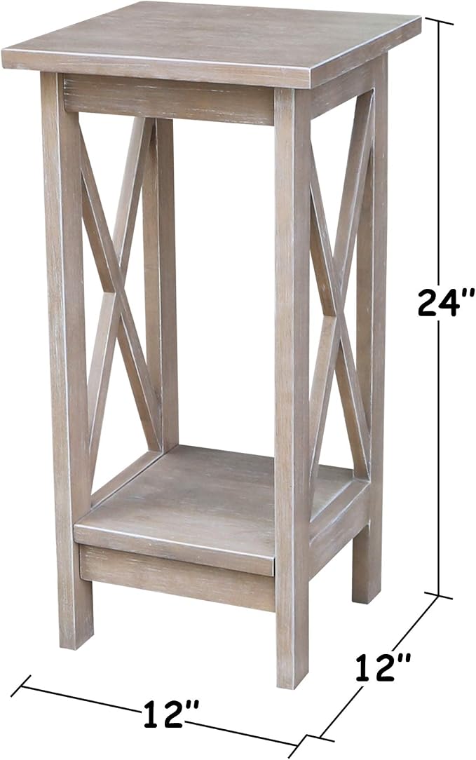 International Concepts 24" X-Sided Plant stand, Gray