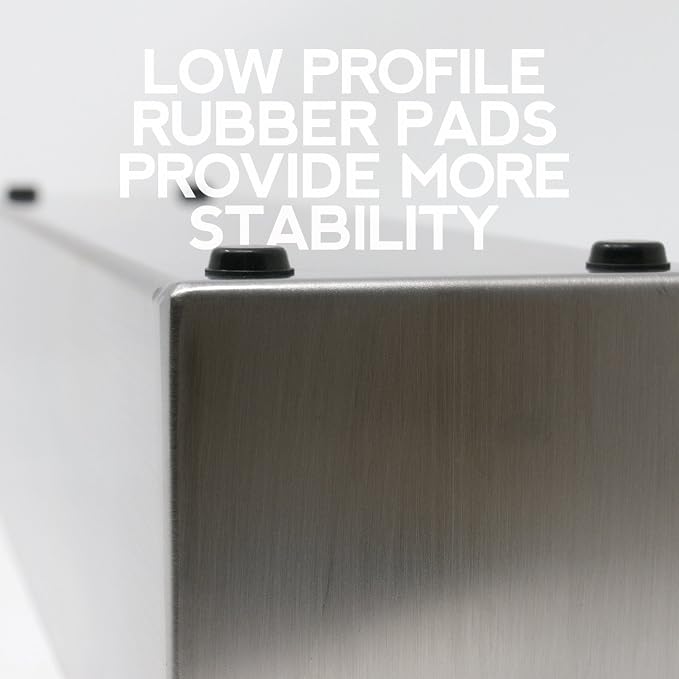 Buhbo White Rectangle Planter - Modern Steel Trough for Succulents, Indoor/Outdoor Use, 32 in, Includes Drainage Hole