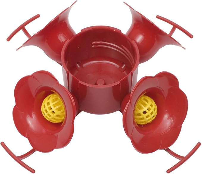 Perky Pet 203CPBN 8 Oz Clear Glass Hummingbird Feeder Set of 2