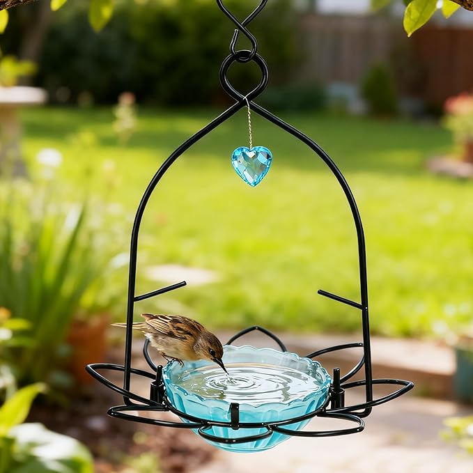FORUP Oriole Bird Feeder, Orange Fruit Oriole Feeder (Blue)