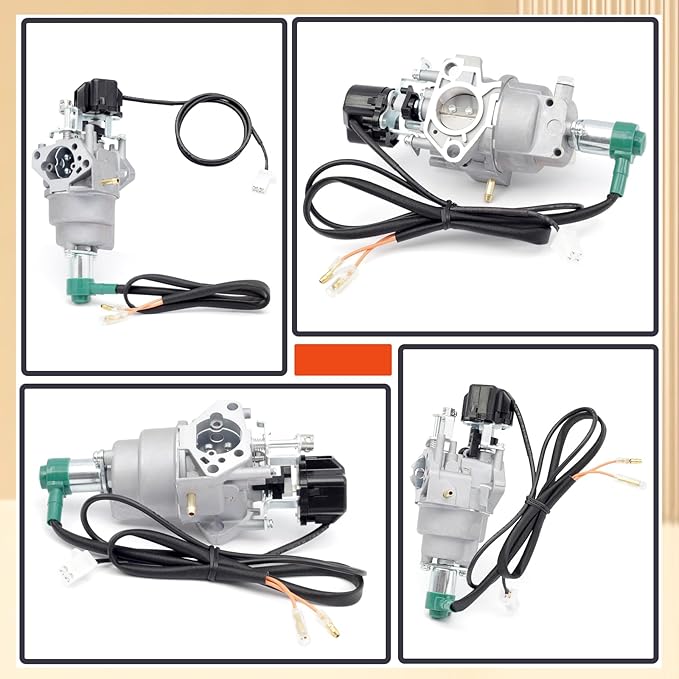 Inverter Generator Carburetor Compatible with Harbor Freight Predator 9500 Watt Surper Quiet Generator Model 57080 and 59188, Air Intake Gaskets Included