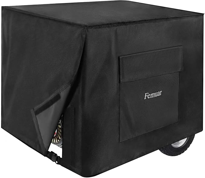 Outdoor Generator Covers Waterproof Heavy Duty 600D Oxford Portable Generator Cover Universal for 5000-10000 Watt Portable Generators ,32x24x24 in