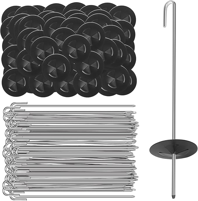 Solar Panel Bird Guard Fasteners Clips,200 Sets Critter Guard Clips for Attaching Galvanized Welded Wire Mesh to Solar Panels,Stainless Steel Fasteners Clips for Squirrel Proof Bird Fence