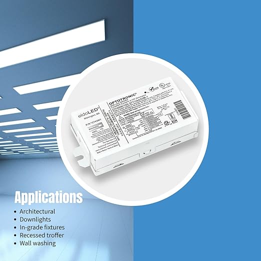 Osram 57351 Optotronic 40W 120/277V AC 50/60Hz Constant Current Dimmable Compact LED Driver OTi 40W/120-277/1A4 DIM-1