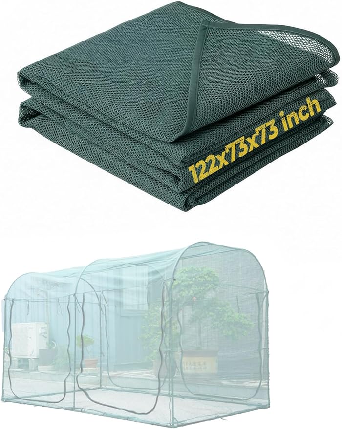 122''x73''x73''Plant Crop Cage Netting Cover Replacement (Not Included Frame)