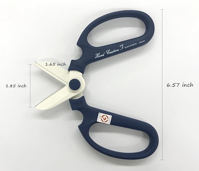 Sakagen Flower Scissors Hand Creation F-170 (Blue, 170mm)