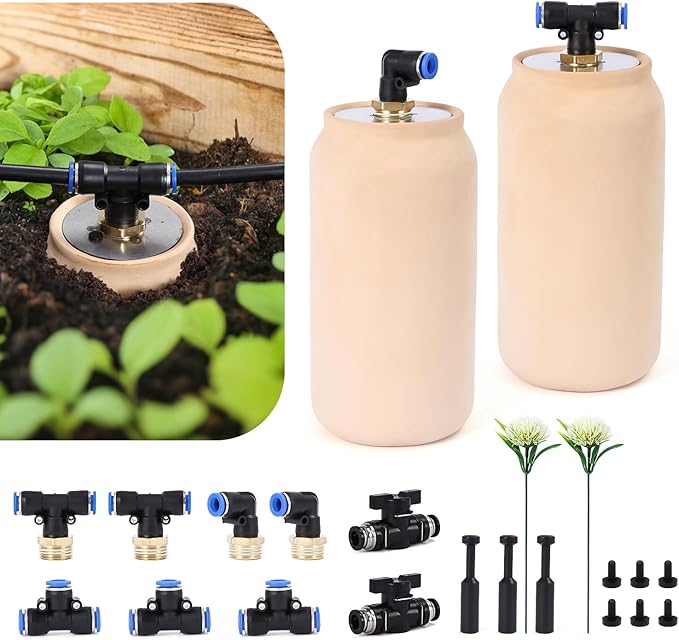 2pcs 3.5x3.5x7in Olla Watering System 30oz Plant Watering Globes Ollas Plant Watering Device Easy Self Watering Planter for Your Garden Classic Vacation Plant Watering Devices