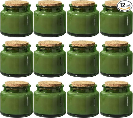12-Pack 4oz Citronella Candles Outdoor in Reusable Tins– Long-Burning Ambiance Candles for Patio, Garden, Yard, Camping, Parties Outdoor Déco