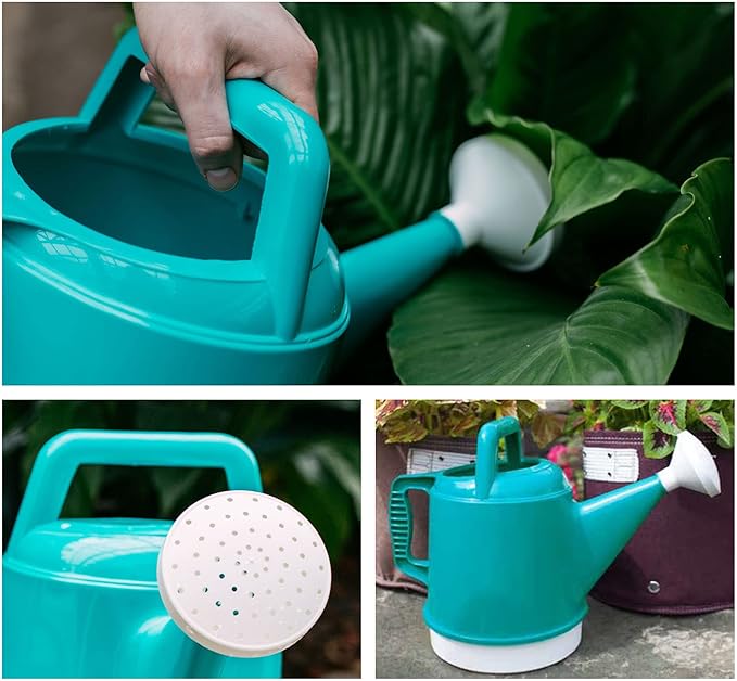 Bloem Watering Can Deluxe 2 Gallon (256 Fl Oz) Classic Blue