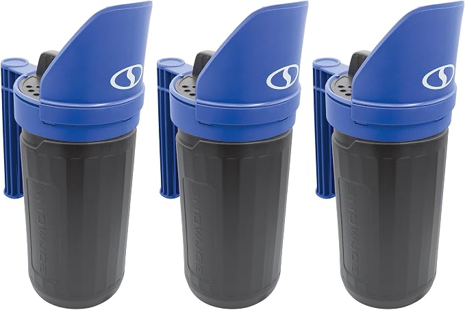 Snow Joe 3 Pack Handheld Multi-Purpose Spreader, 5 Lb Capacity - Adjustable Dial Flow Control for Ice Melt, Grass Seed, Fertilizer, and More, SJSPD1