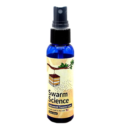 Swarm Lure - Scientific Formula Mimics Nasonov Pheromone - Honey Bee Swarm Attractant – Long Lasting 2 oz Spray Bottle