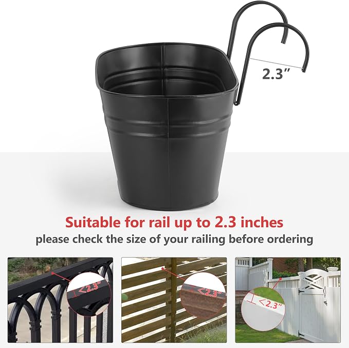 Dahey 3 Pcs Metal Hanging Flower Pots and Plant Propagation Station for Indoor Plants Tabletop Home Office Garden Yard Decor