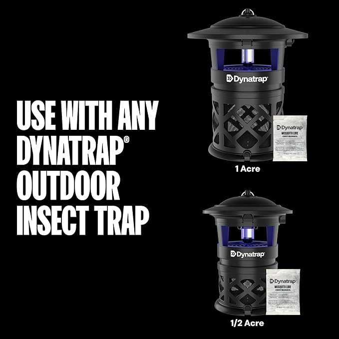 DynaTrap 100611 Atrakta Mosquito Lure Sachet for Any DynaTrap Insect Trap, Lasts 60 Days, Mosquito Trap Attractant (Pack of 2)