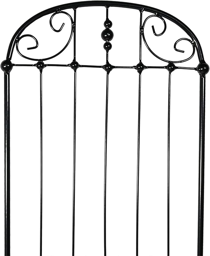 Sunnydaze 32-Inch Traditional Decorative Outdoor Trellis - Metal Wire Garden Trellis for Climbing Plants and Flowers - Set of 2
