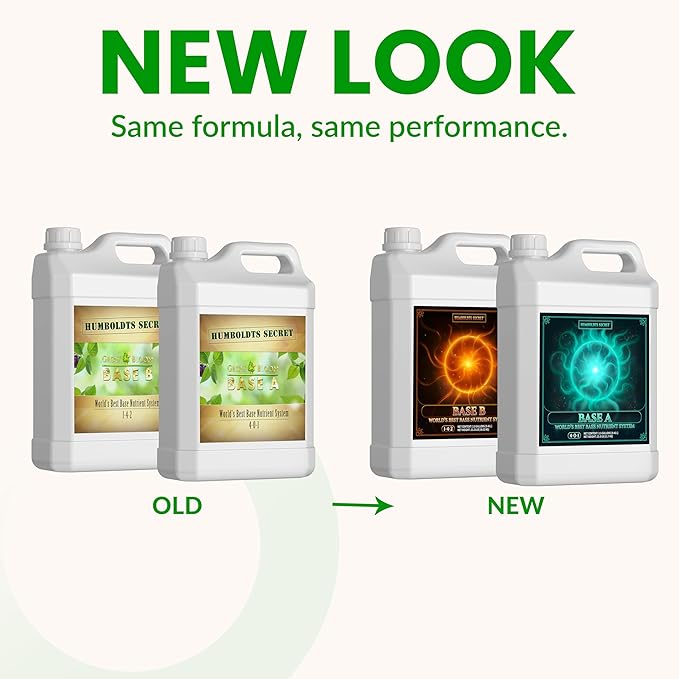 Humboldts Secret Base A & B Liquid Hydroponic Fertilizer | Complete Hydroponic Nutrients for Indoor and Outdoor Plants | Supports Healthy Vegetative Growth and Flowering Stage | 2.5 Gallon