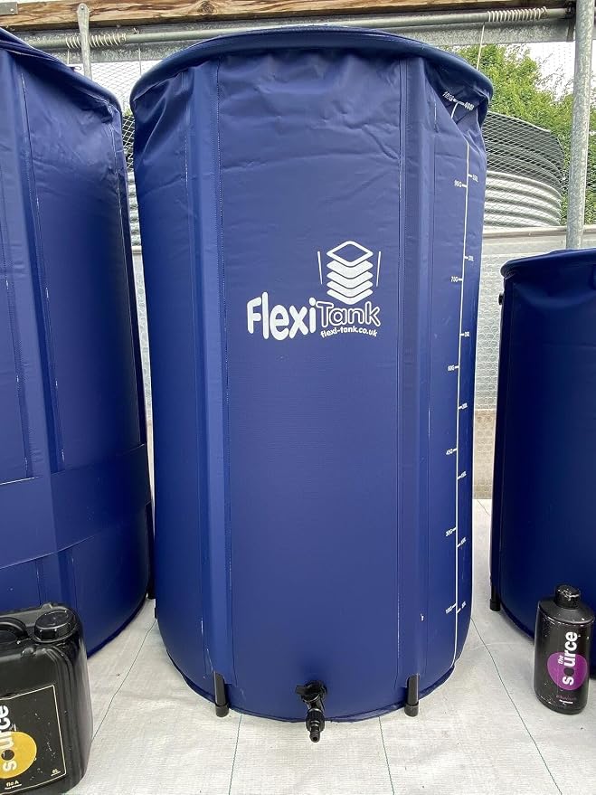 FlexiTank Collapsible Reservoir Water Tank Water Storage Barrel Container Portable for Garden Plants Gardening Greenhouse (200 gallons)