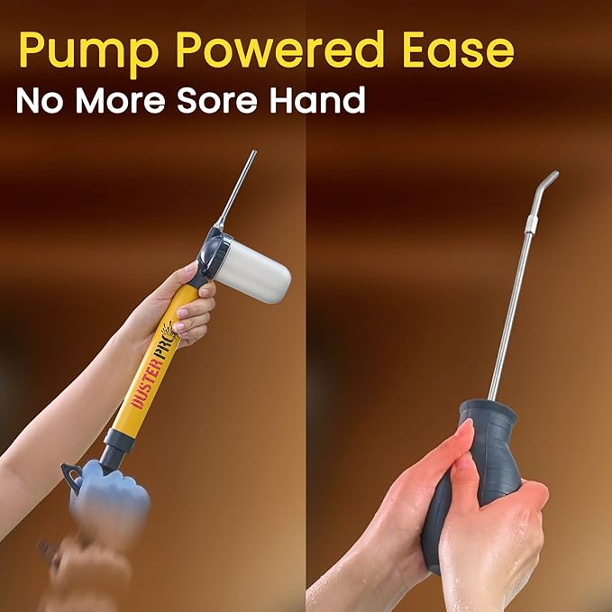 Relime Diatomaceous Earth Powder Duster Adjustable Upto 4 FT, Powder Output Adjustable Pump Applicator, Duster, Dispenser, Sprayer, Dust Application for Diatomaceous Earth