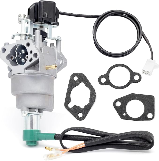 Inverter Generator Carburetor Compatible with Harbor Freight Predator 9500 Watt Surper Quiet Generator Model 57080 and 59188, Air Intake Gaskets Included