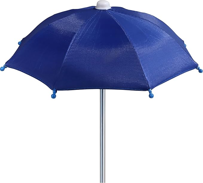 Replacement Mini Umbrella for COZYNUT Squirrel Feeder Picnic Table (Navy Blue)