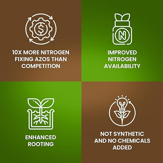 Big Foot Probiotic Root Boost Water Soluble Powder For Established Plants and Transplants - GROW ROOT SIZE, Increase Nitrogen, Grow New Plants from Cuttings, Pea Inoculant - 5 Ounces