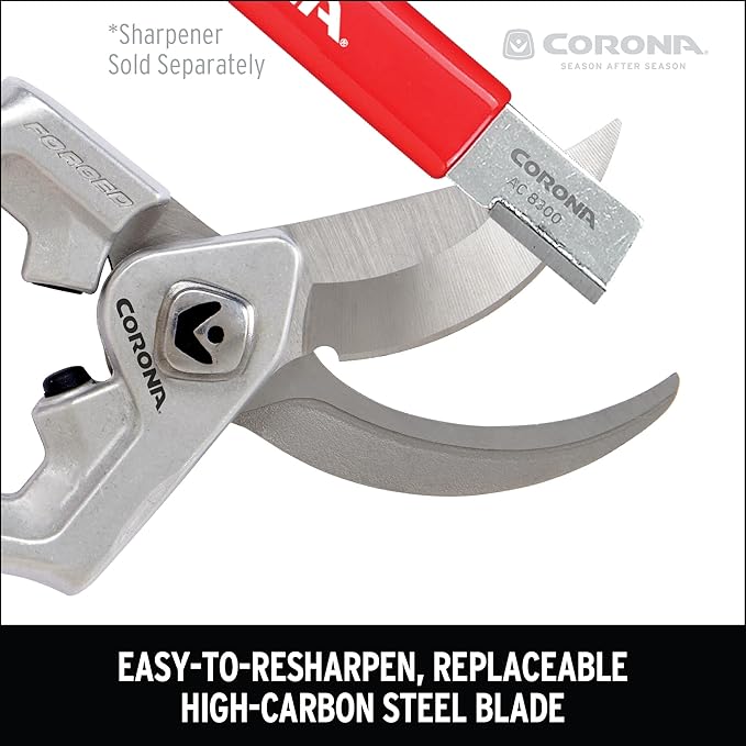 Corona Tools XSeries Pro Bypass Pruner – 1-inch Cut Capacity Heavy-Duty Garden Pruning Shears for Tree, Shrub & Branch Trimming, Professional Landscaping Hand Pruner