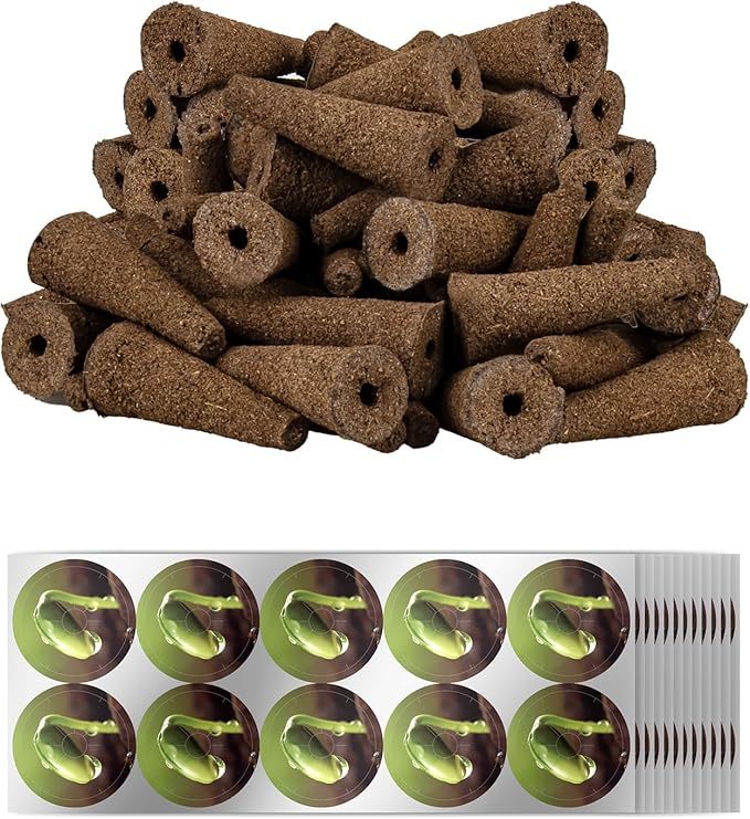 240pcs Hydroponics Seed Pod Kit: 120 Grow Sponges, 120 Pod Labels - Grow Anything Kit for Indoor Garden,Compatible with Hydroponics Growing System from All Brands(240pcs)