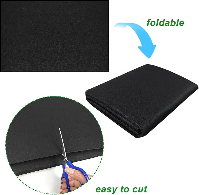 2 Pack Automatic Plant Watering Mat, 3mm Thick Self Watering Capillary Mat Wicking Mat with 20 Pcs Plant Labels, Vacation Plant Watering System for Greenhouse Hydroponics Indoor Potted Plants