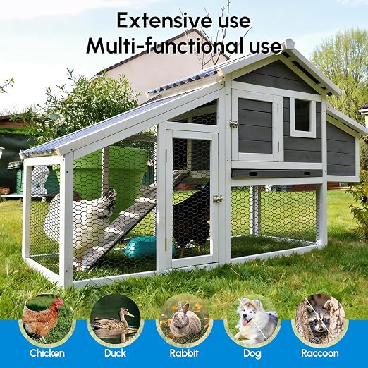 17in x 150ft Chicken Wire, Black Poultry Wire Netting, Hexagonal Galvanized Mesh, Outdoor Anti-Rust Surface Plastic Coating, Garden Fence Animal Barrier for Pet Rabbit Chicken Fencing