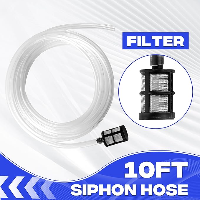 JOEJET Downstream Injector for Pressure Washer, Fixed Chemical Injector Kit with 3/8 Inch Quick Connect, 10 Ft Siphon Hose, 2-3 GPM