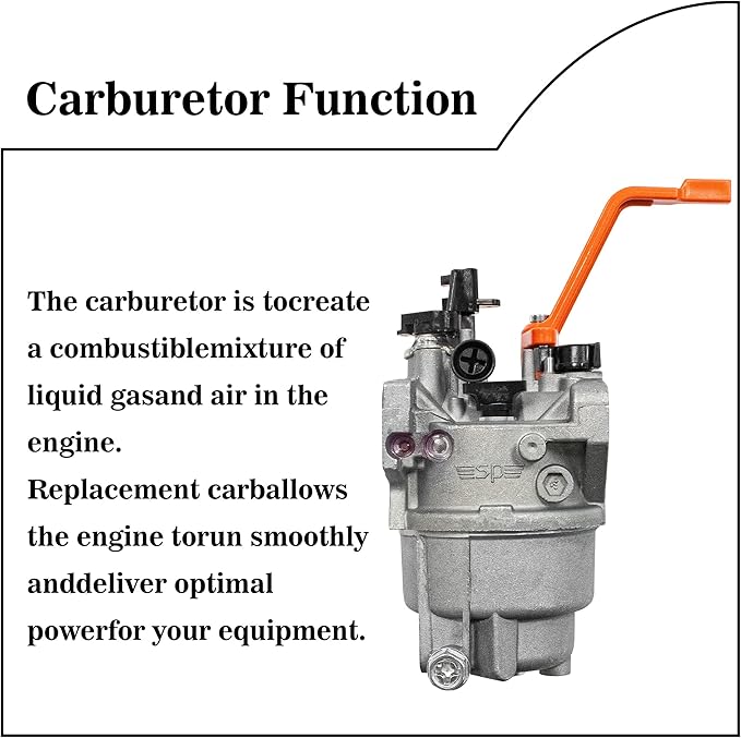 fullas SP Generator Carburetor Assembly for Generac GP7500 GP8000 GP8000E 420cc Portable Generator OEM Part 0G8442A112