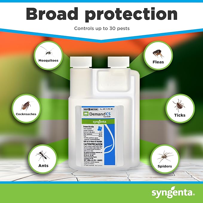 Syngenta 73654 Demand CS Insecticide, 8oz, Beige