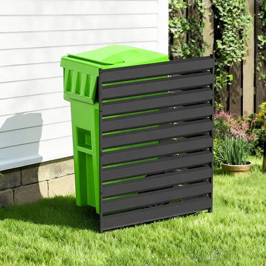 1 Panels Air Conditioner Fence，42" H x 38" W Outdoor Freestanding Privacy Panel Screen Trash Can Decorative Fence Panel No Dig Backyard Fencing for AC, Patio, Pool, Outside, Backyard, Balcony